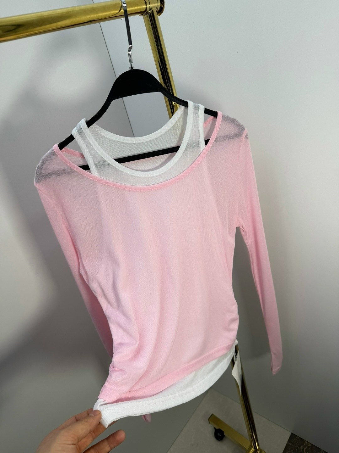 коричневый лонгслив,лонгслив женские,свитшот женская,женская кофта,лонгслив с майкой