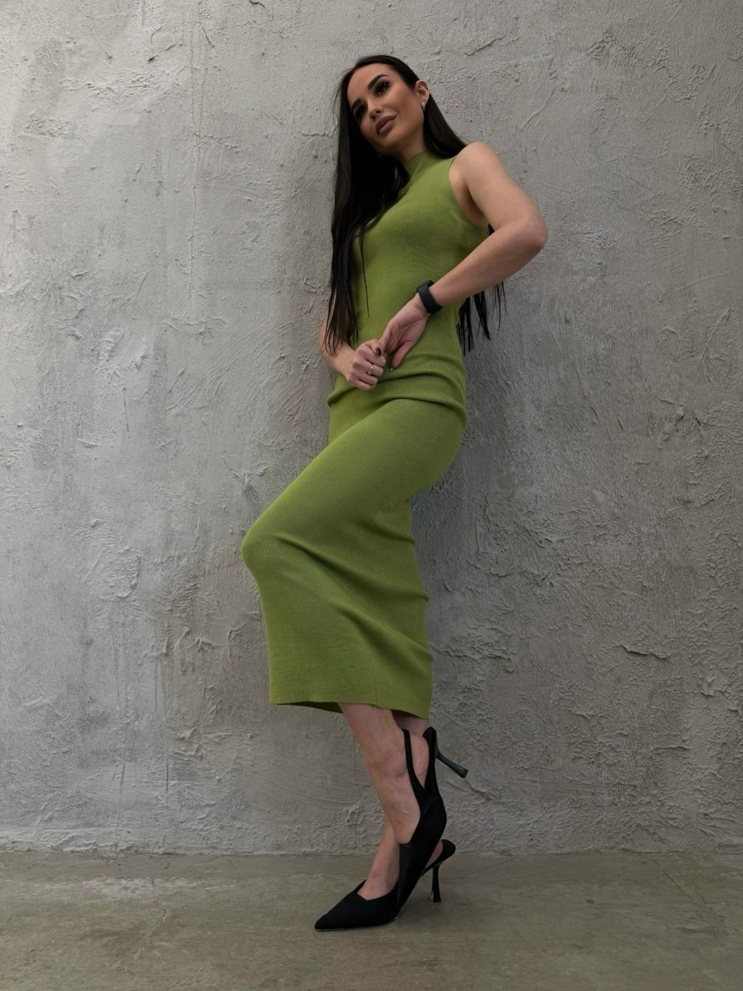 платье лапша женское,платье женское летнее лапша,платье летнее длинное лапша без рукавов love by lana,трикотажное платье лапша,платье женский love by lana зеленый вязаное