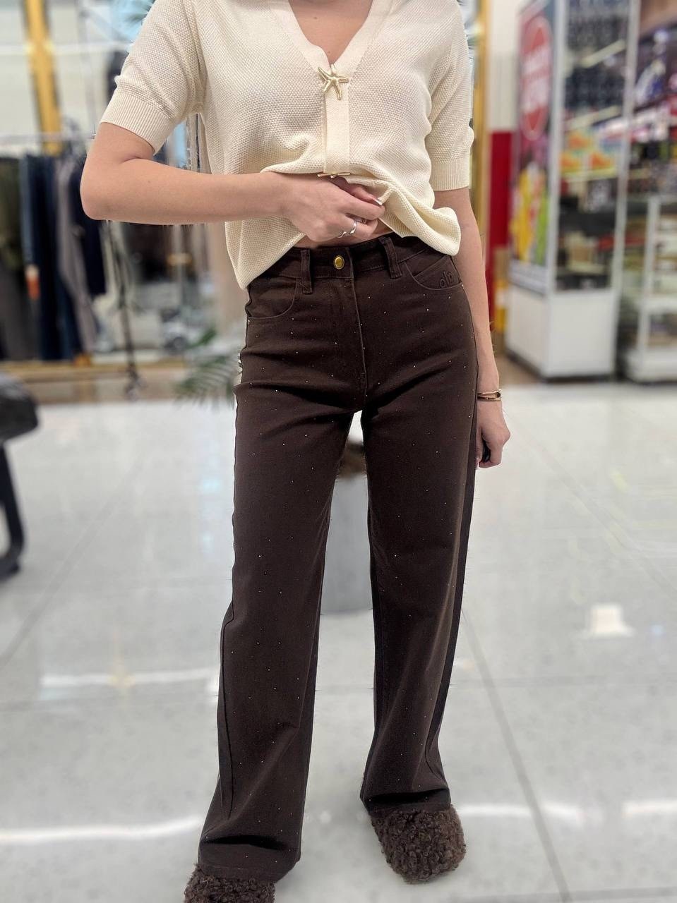 коричневые джинсы,коричневые джинсы женские широкие,женские джинсы коричневые джинсовые расклешенные брюки,коричневые джинсы женские,джинсы прямые с высокой посадкой нина