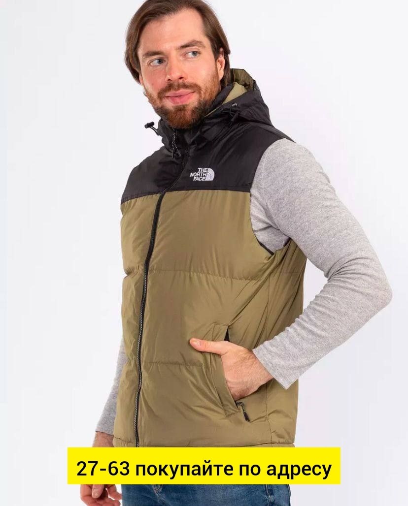 жилет утепленный the north face,мужская жилетка,жилет мужской,жилетка the north face мужская хаки,жилетка the north face мужская