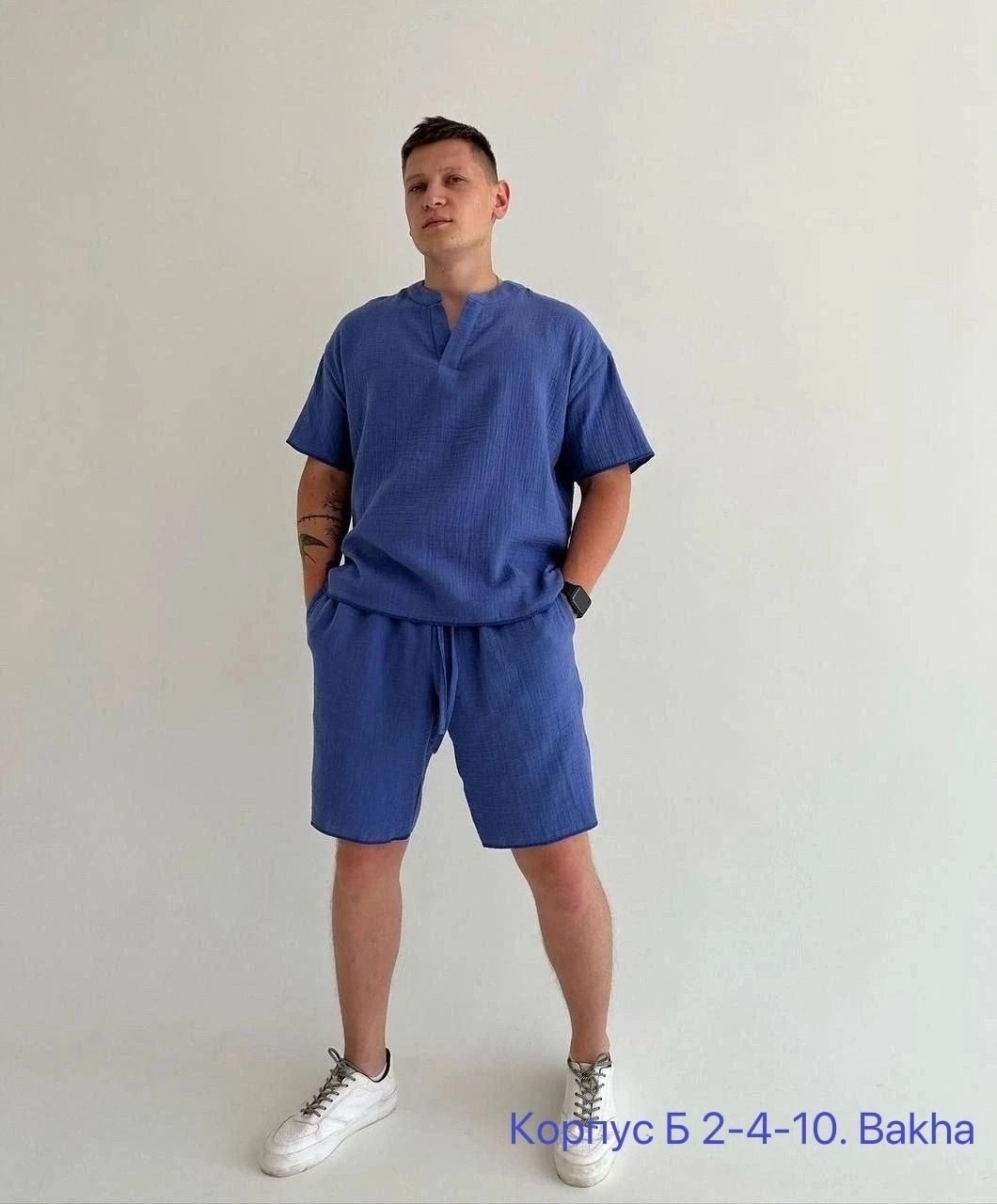 костюм мужской с шортами,мужские летние костюмы,повседневный костюм,костюм летний рубашка и шорты,костюм мужской