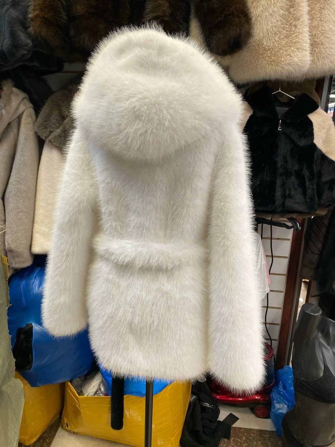 кашемировое пальто с мехом песца,шубка,меховое пальто,женское зимнее пальто из искусственного меха,шубы женские