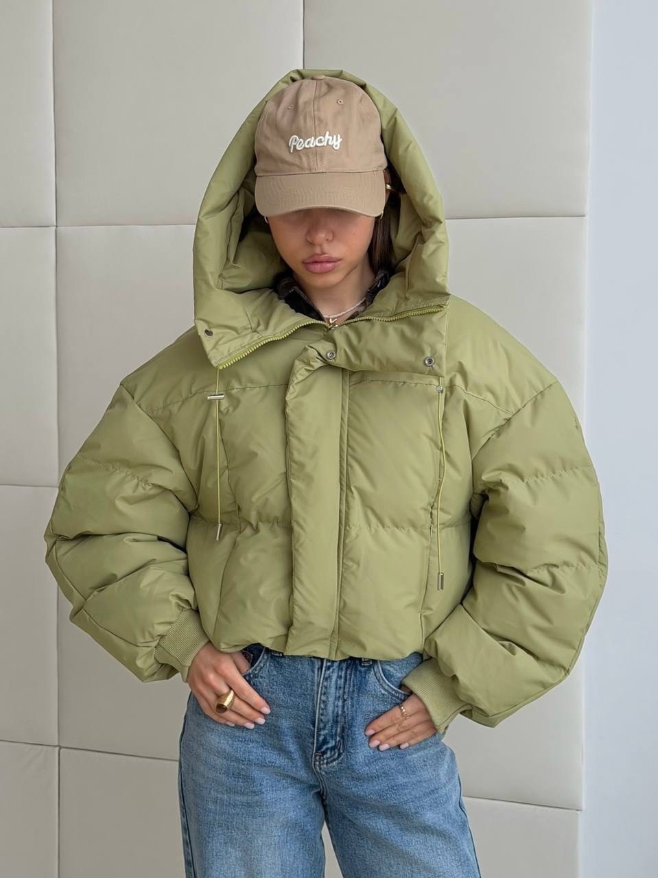 модная куртка,куртка дутая укороченная оверсайз xr-girl,куртка короткая,короткий пуховик,куртка демисезонная