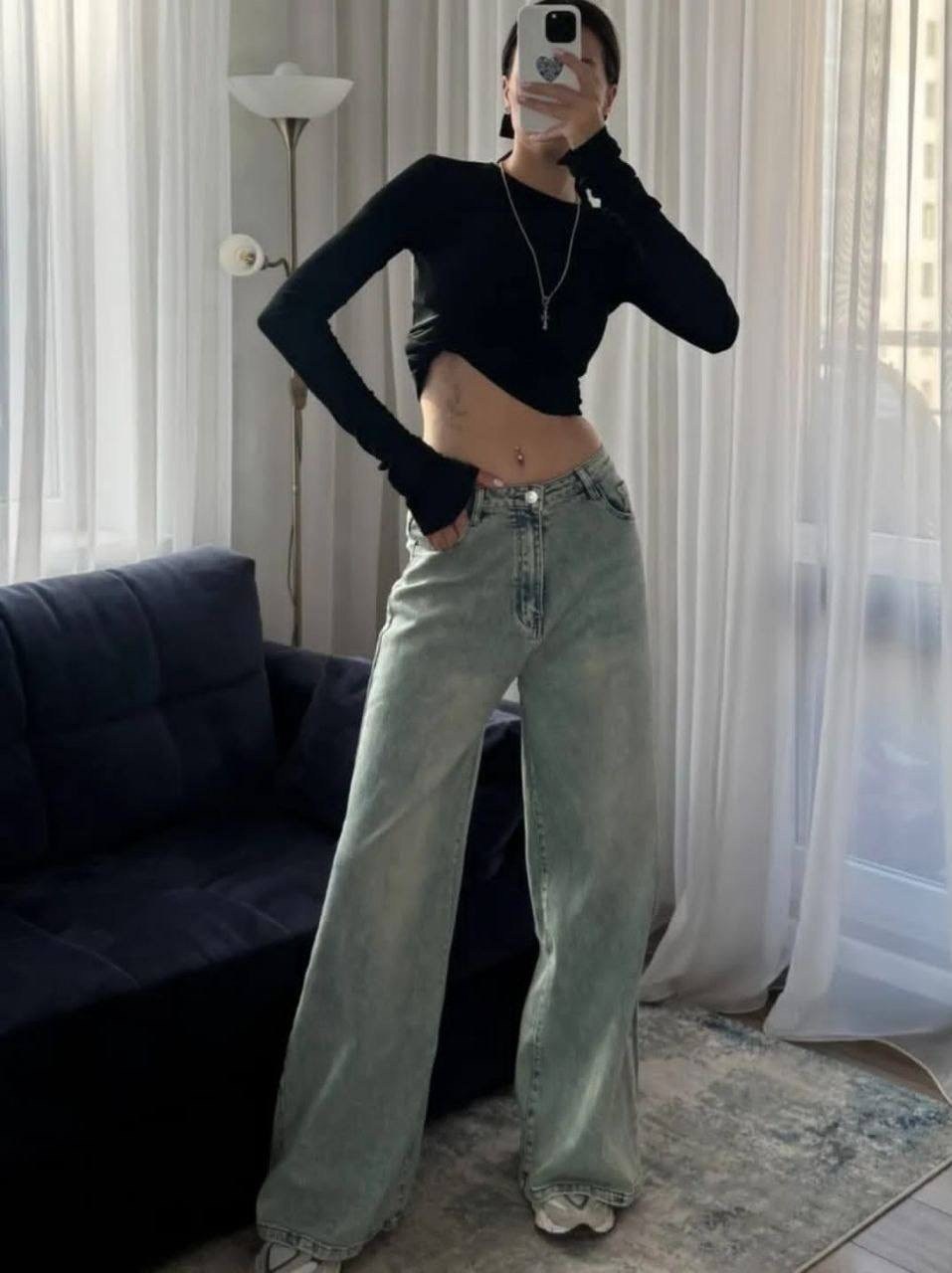 deeptown y2k мешковатые широкие джинсы,джинсы в стиле 90-х с высокой талией,женские широкие джинсы,широкие джинсы,