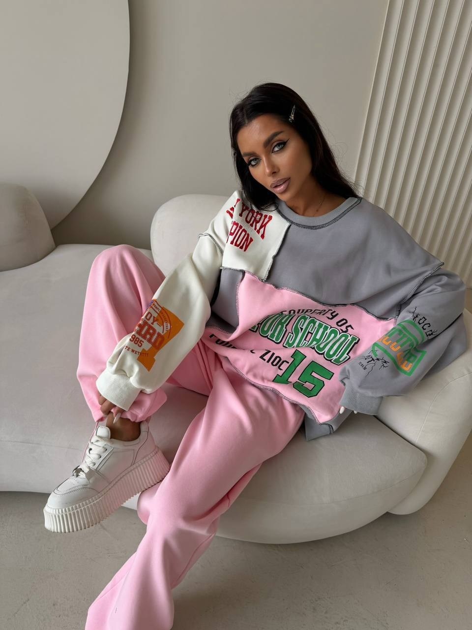 спортивный костюм женский,женские костюмы оверсайз,спортивный костюм,спорт костюм,костюм двойка женский