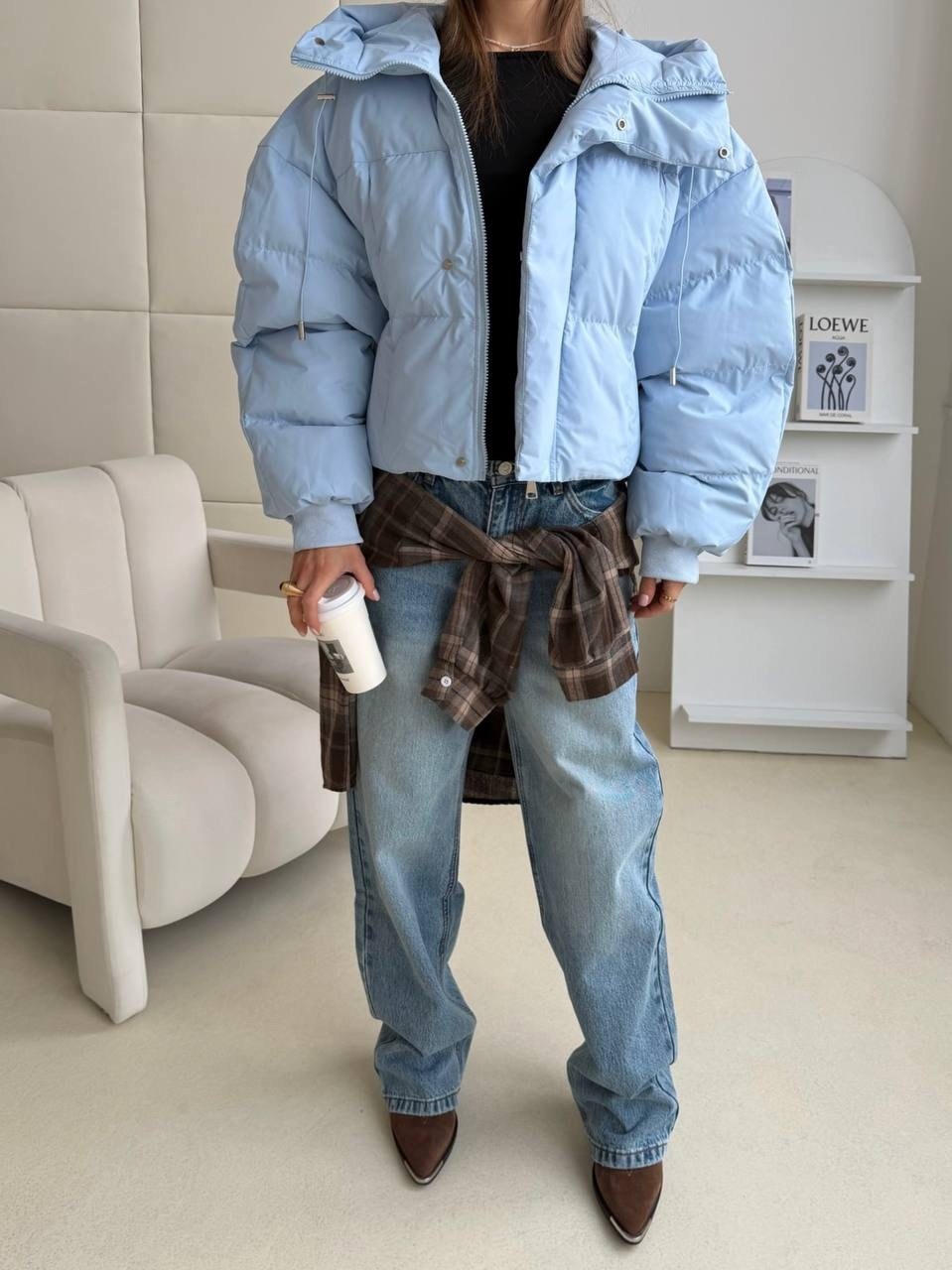 голубая курточка кроп коротка пуховик,куртка женская,женская зимняя куртка,куртка зимняя,куртка