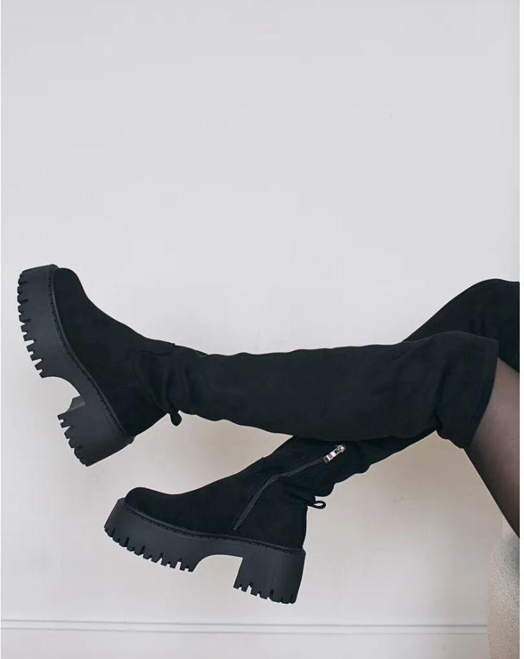 ботфорты чулки на платформе замшевые j.macabu,ботфорты на платформе чулки демисезонные maniolini,ботфорты женские,ботфорты классические,ботфорты демисезонные