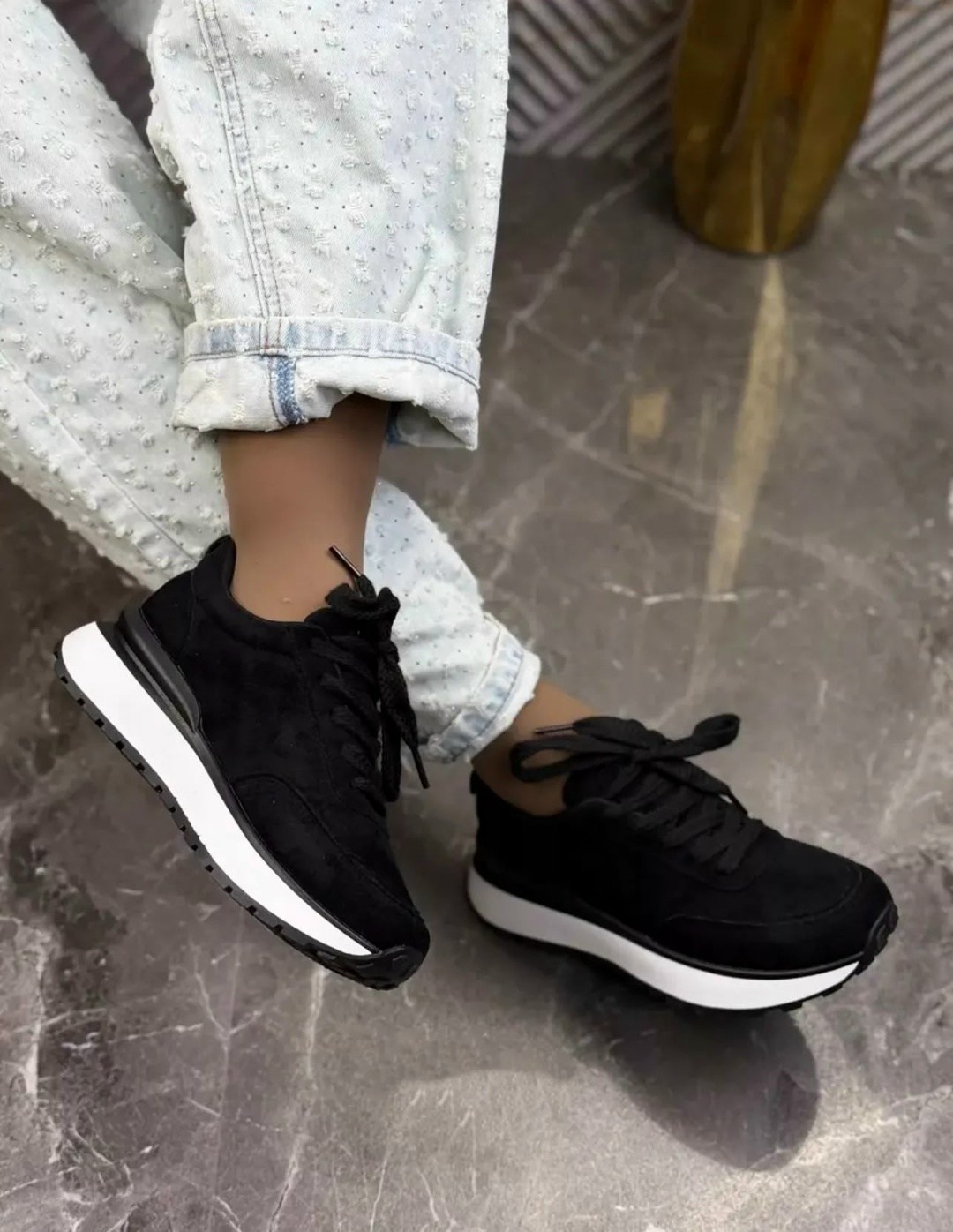 кроссовки женскиe,замшевые кроссовки,кроссовки черные,черные кроссовки женские,