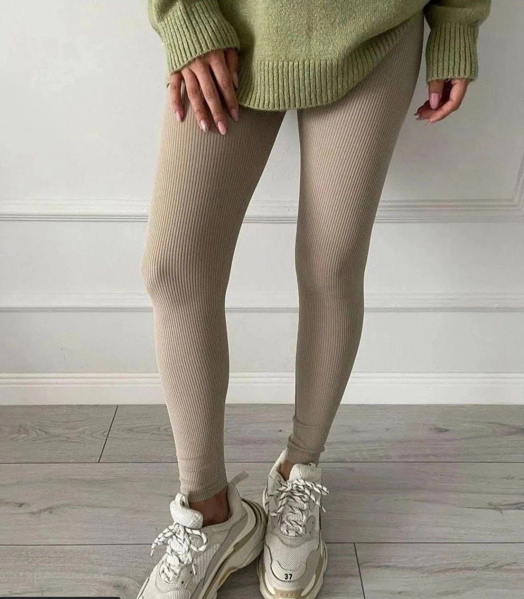 легинсы лапша,леггинсы женские из трикотажа в рубчик,леггинсы женские baytur цвет бежевый,лосины лапша,лосины женские в рубчик