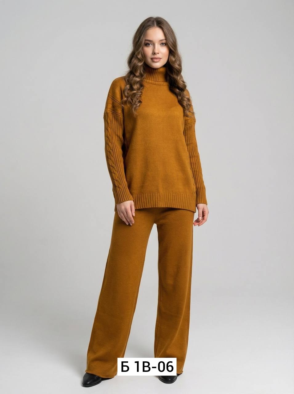 женский кашемировый костюм с широкими брюками и свитером,теплый вязаный костюм двойка брючный louvella,женский трикотажный костюм,женский костюм,кашемировый костюм женский