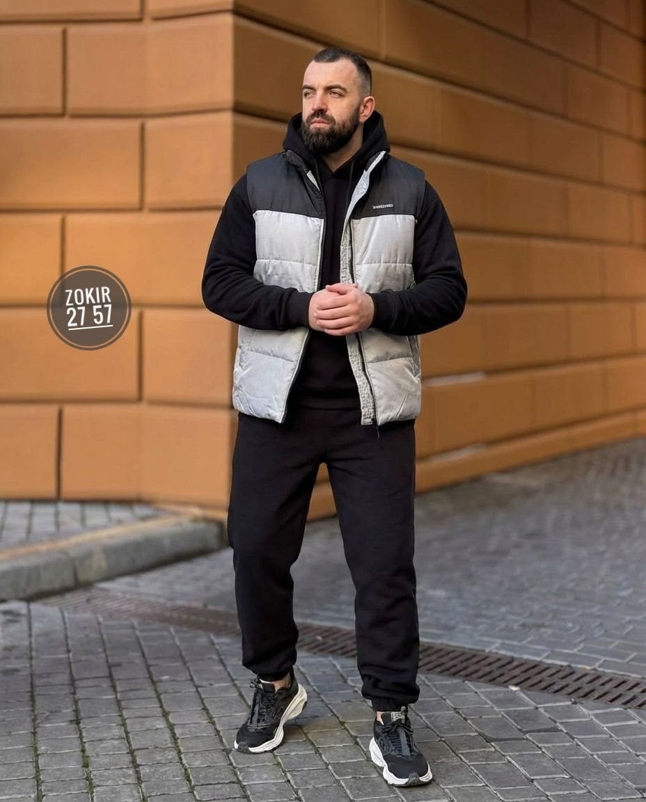 мужской теплый спортивный костюм на флисе с жилетом,спортивный костюм мужской,теплый мужской спортивный костюм тройка с жилетом,спортивный костюм тройка с жилеткой