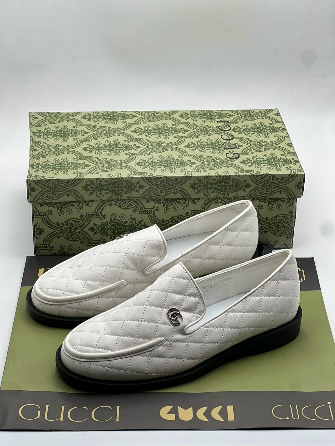 ,лоферы гуччи белые,гуччи мокасины модель 350,мокасины gucci,лоферы женские gucci