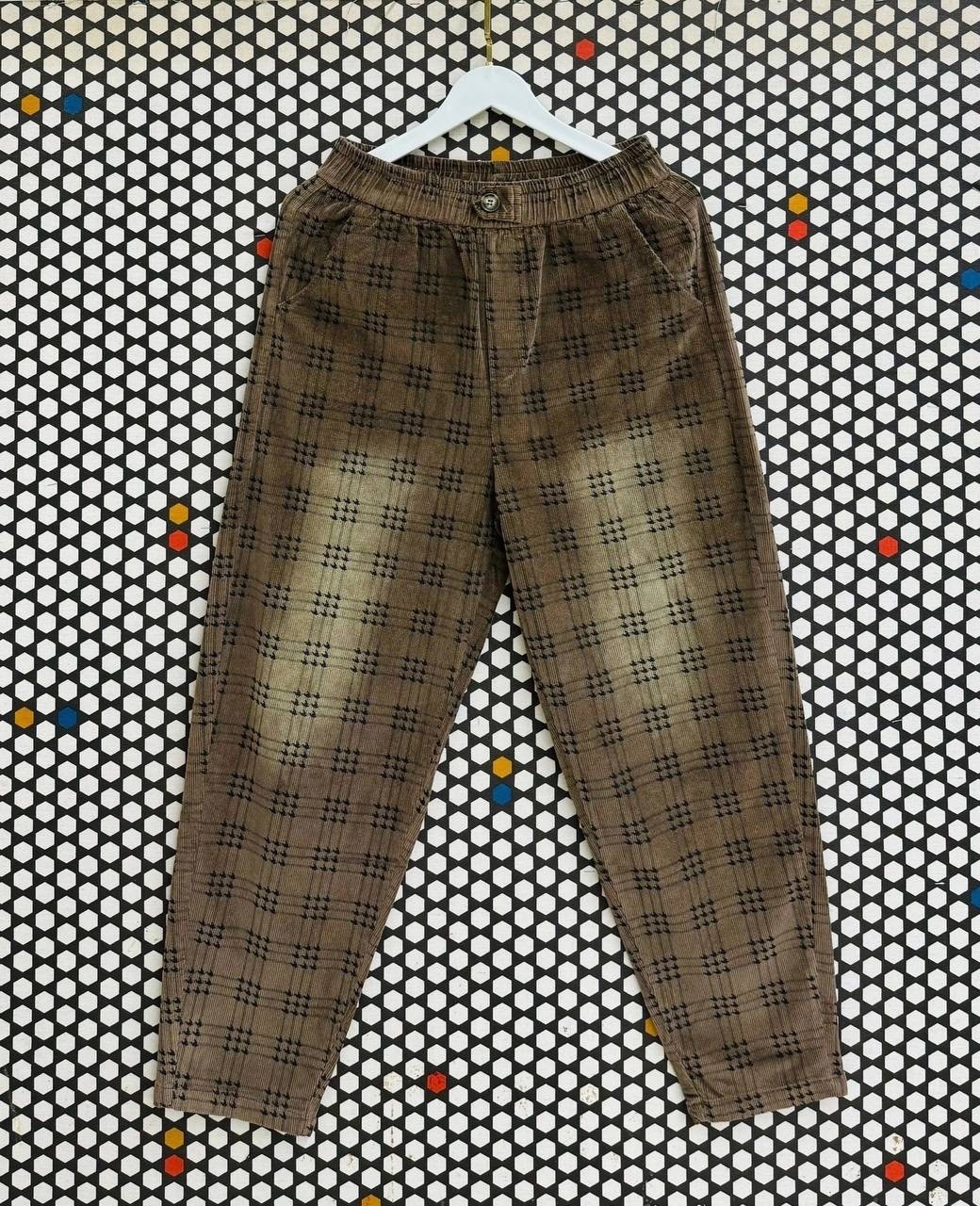 штаны вельветовые,штаны в клетку,клетчатые брюки,штаны модные,клетчатые штаны