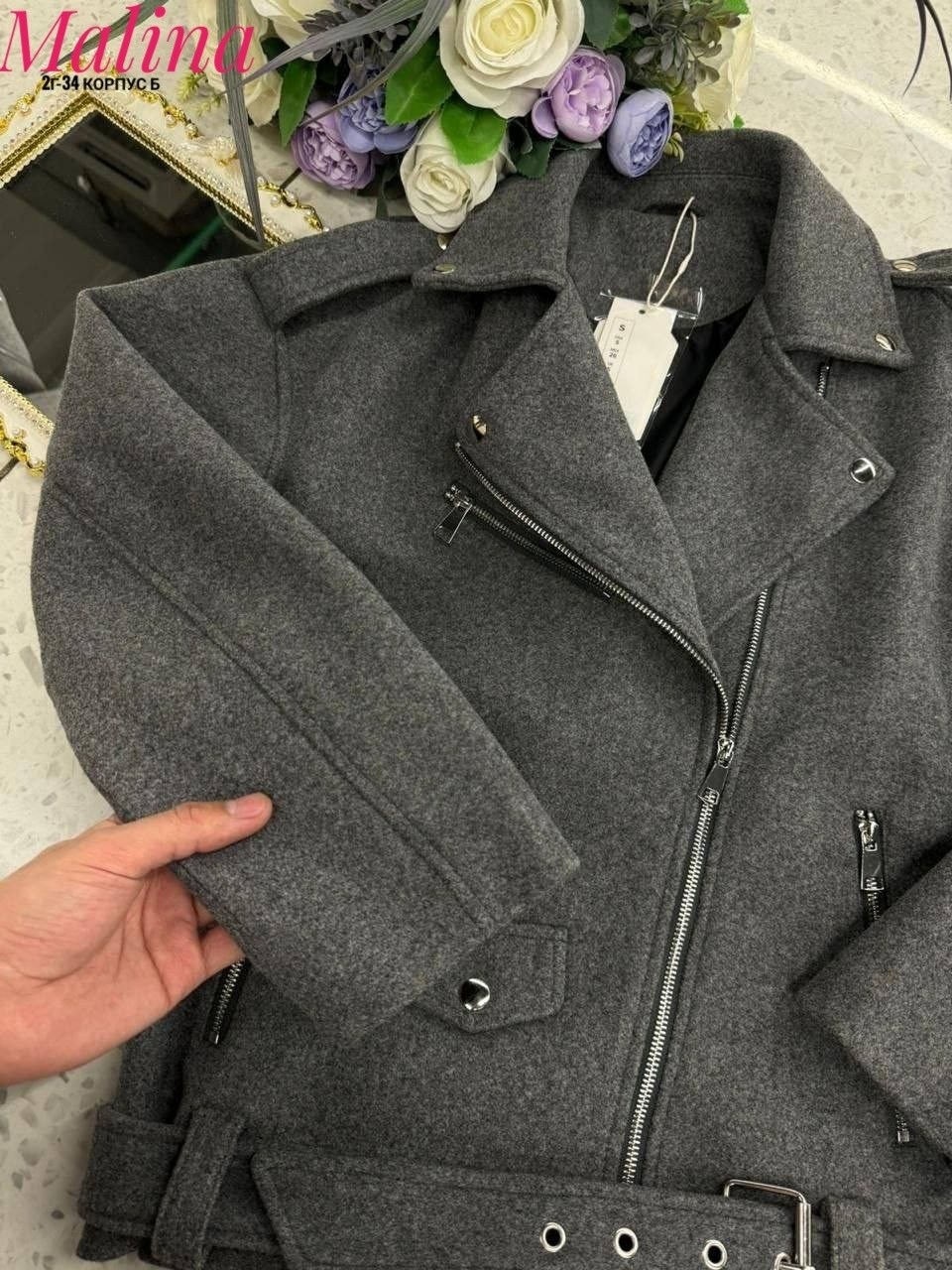 косуха куртка новая укороченная шерстяная,куртка косуха,куртка женская,куртка косуха из пальтового материала,куртка из пальтовой ткани