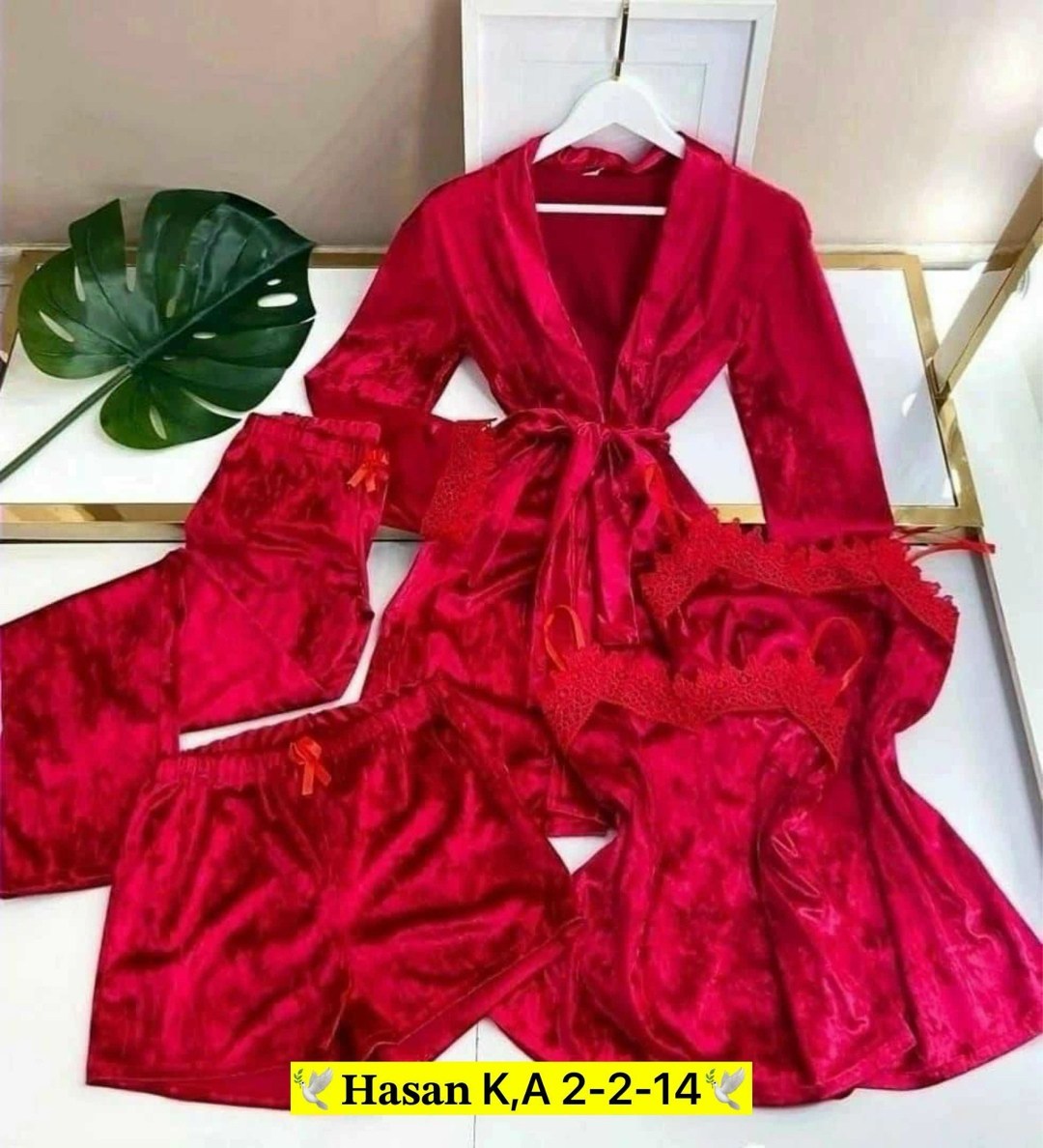 пижама женская 5 в 1,пижама велюровая со штанами комплект 5 в 1,пижама велюр,комплект пижама,пижама из бархата