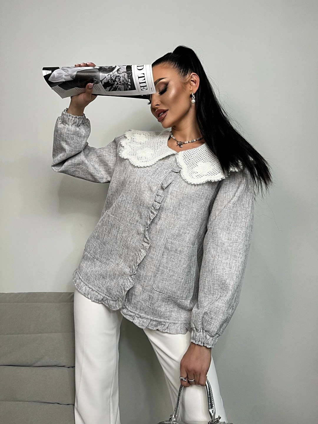 женская кофта,кардиган,трикотажная кофта с кружевом,кардиган женский,жакет твидовый