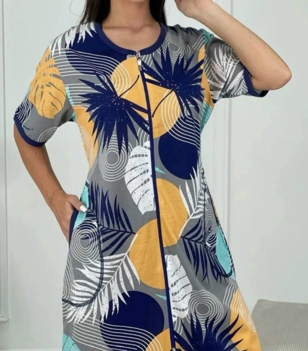 халат женский,халат женский домашний,халат женский домашний на молнии,халат домашние,халат женский домашняя одежда