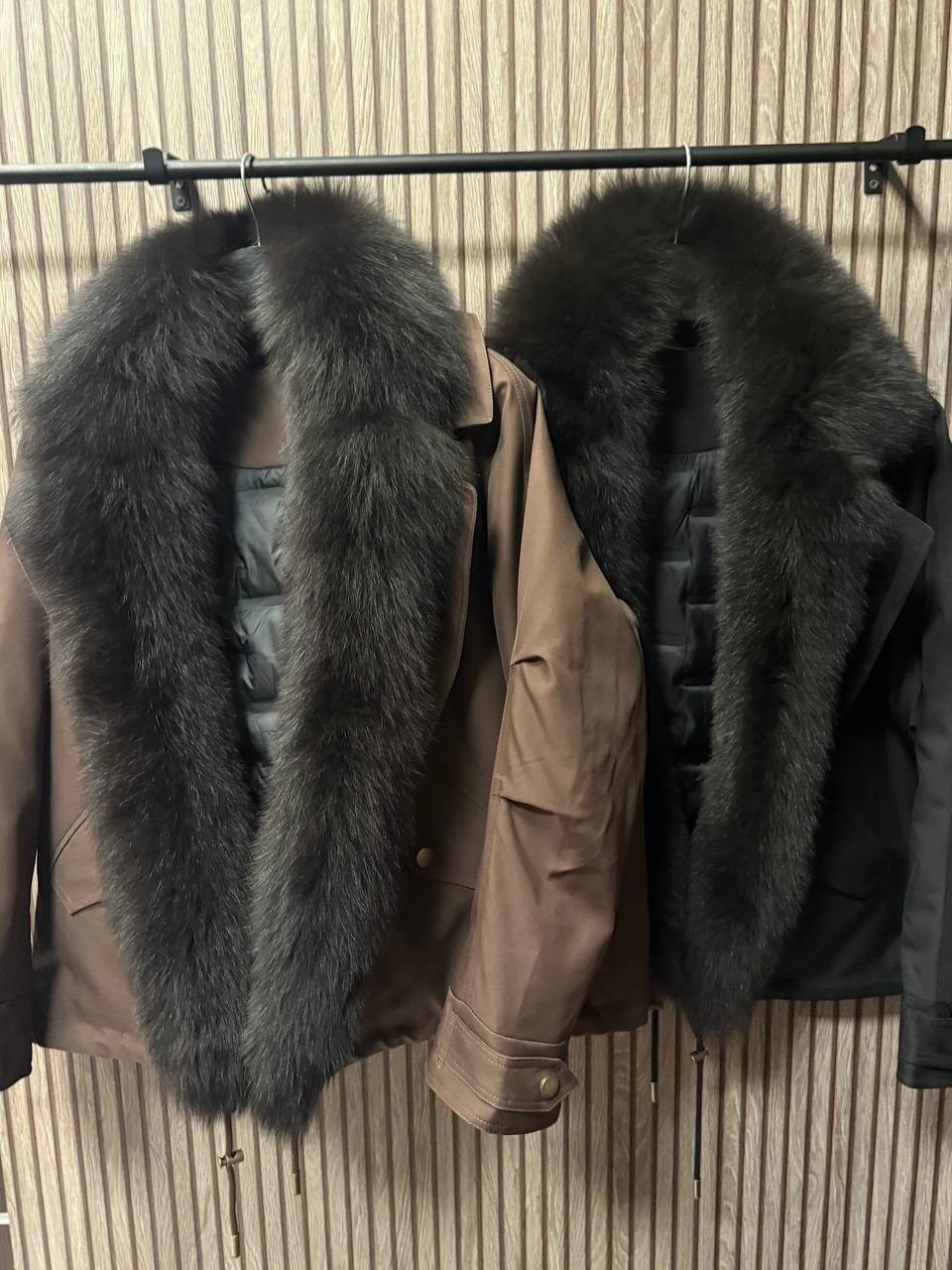 меховая куртка,парка с мехом,парка с чернобуркой,парка с мехом блюфрост 70см,мужская зимняя куртка с воротником из натурального лисьего меха