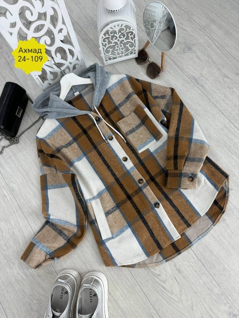 рубашка теплая в клетку с капюшоном,женская рубашка в клетку,клетчатая рубашка,рубашка в клетку с капюшоном,женская клетчатая рубашка
