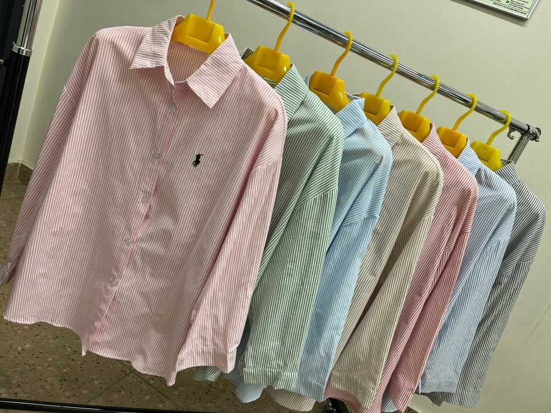 хлопковая рубашка в полоску оверсайз cosmo brand,рубашка женская,рубашка в полоску оверсайз,блузка стильная,рубашка в полоску