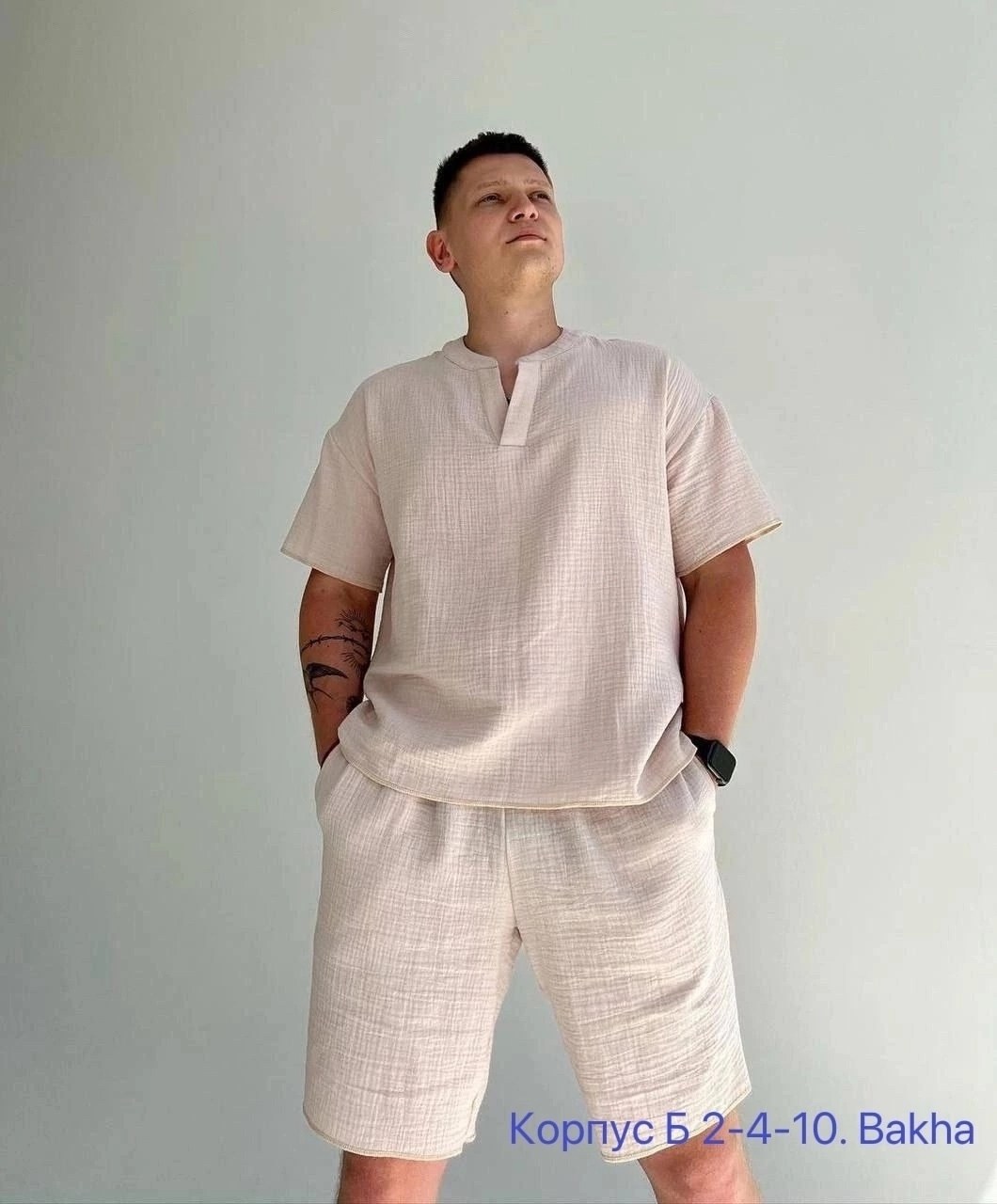 костюм мужской с шортами,мужские летние костюмы,повседневный костюм,костюм летний рубашка и шорты,костюм мужской