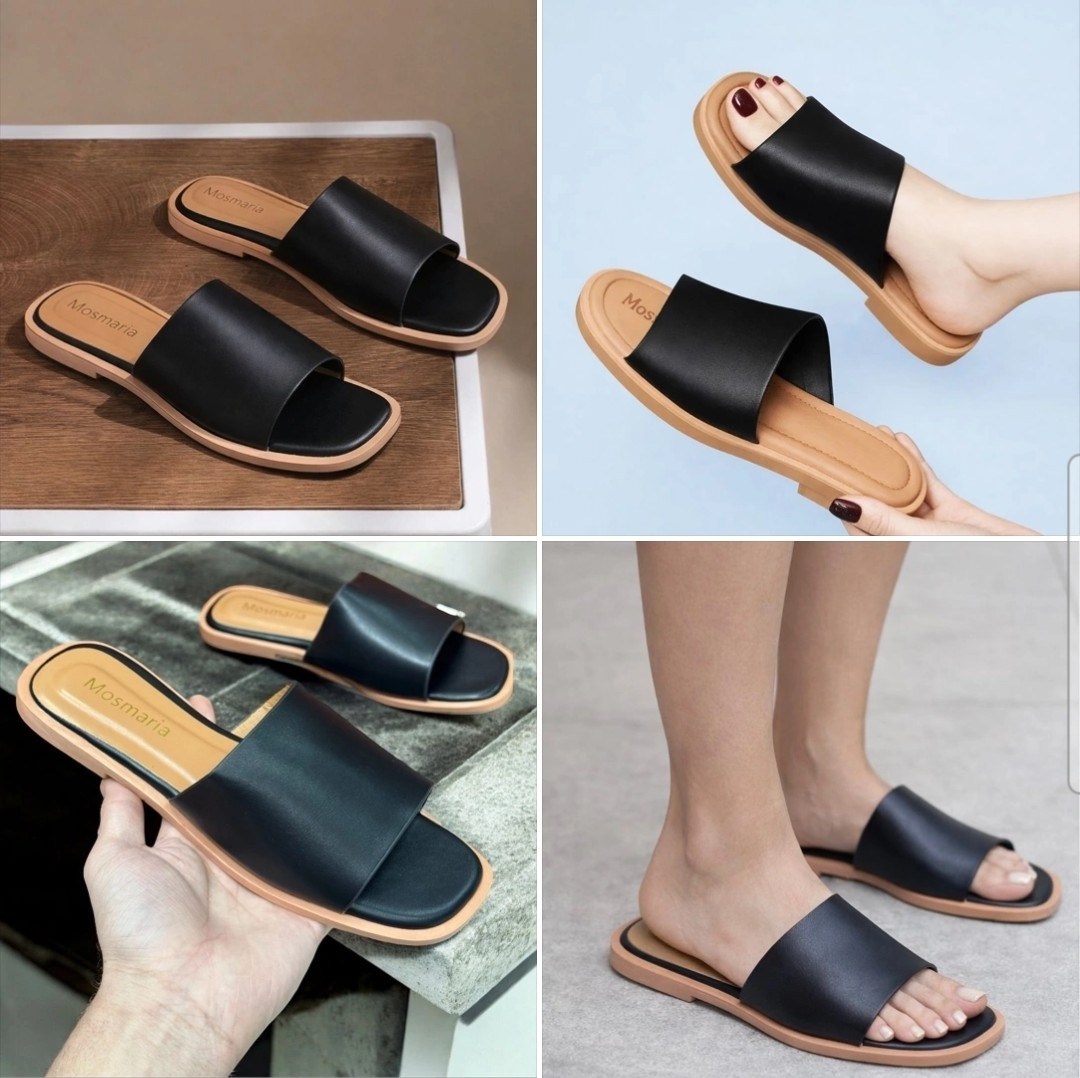 ,шлепанцы женские,модные шлепанцы,кожаные сандалии,кожаные шлепанцы