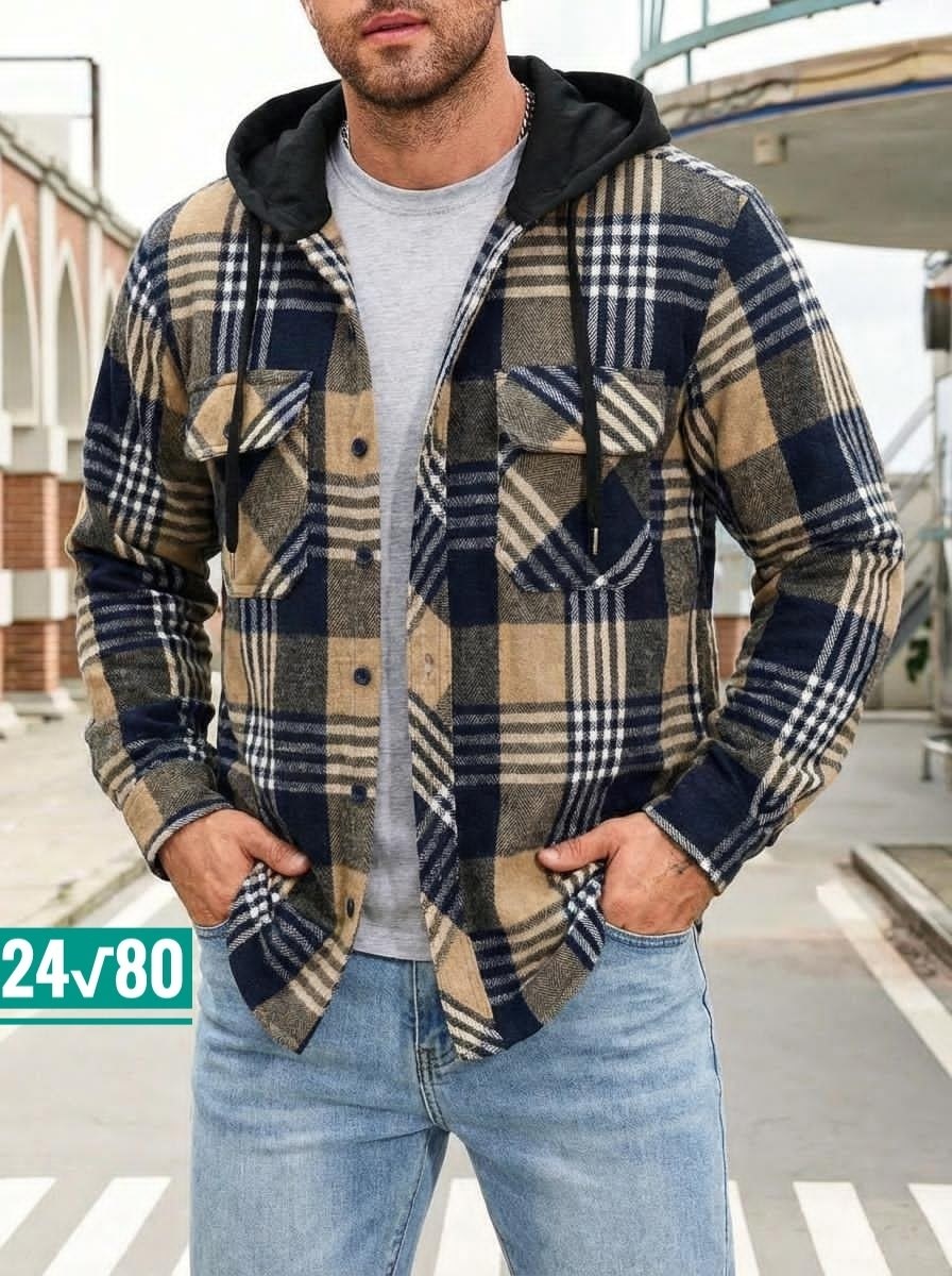 рубашка с капюшоном,рубашка мужская с капюшоном,рубашка мужская,мужская клетчатая рубашка,рубашки в клетку мужские