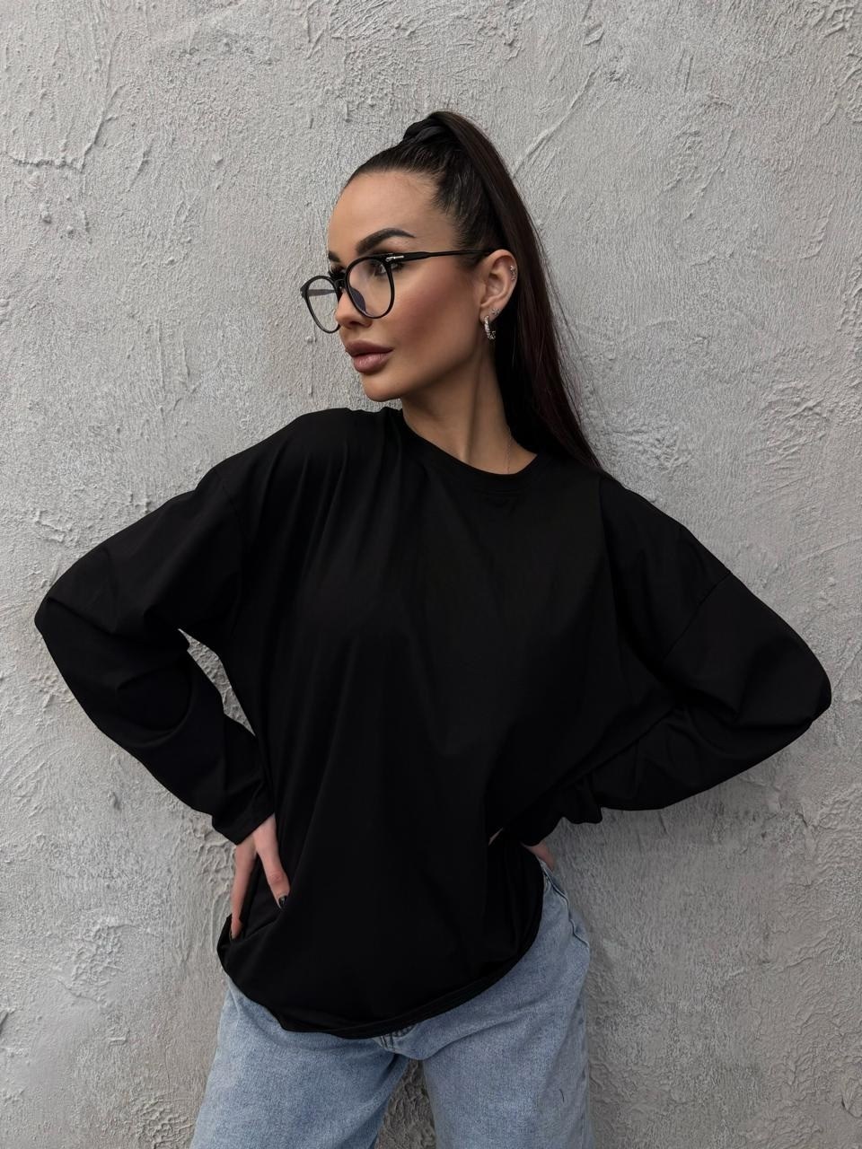 лонгслив оверсайз,лонгслив оверсайз удлиненный younowa цвет белый,лонгслив оверсайз удлиненный younowa,лонгслив женский оверсайз,лонгслив оверсайз белый