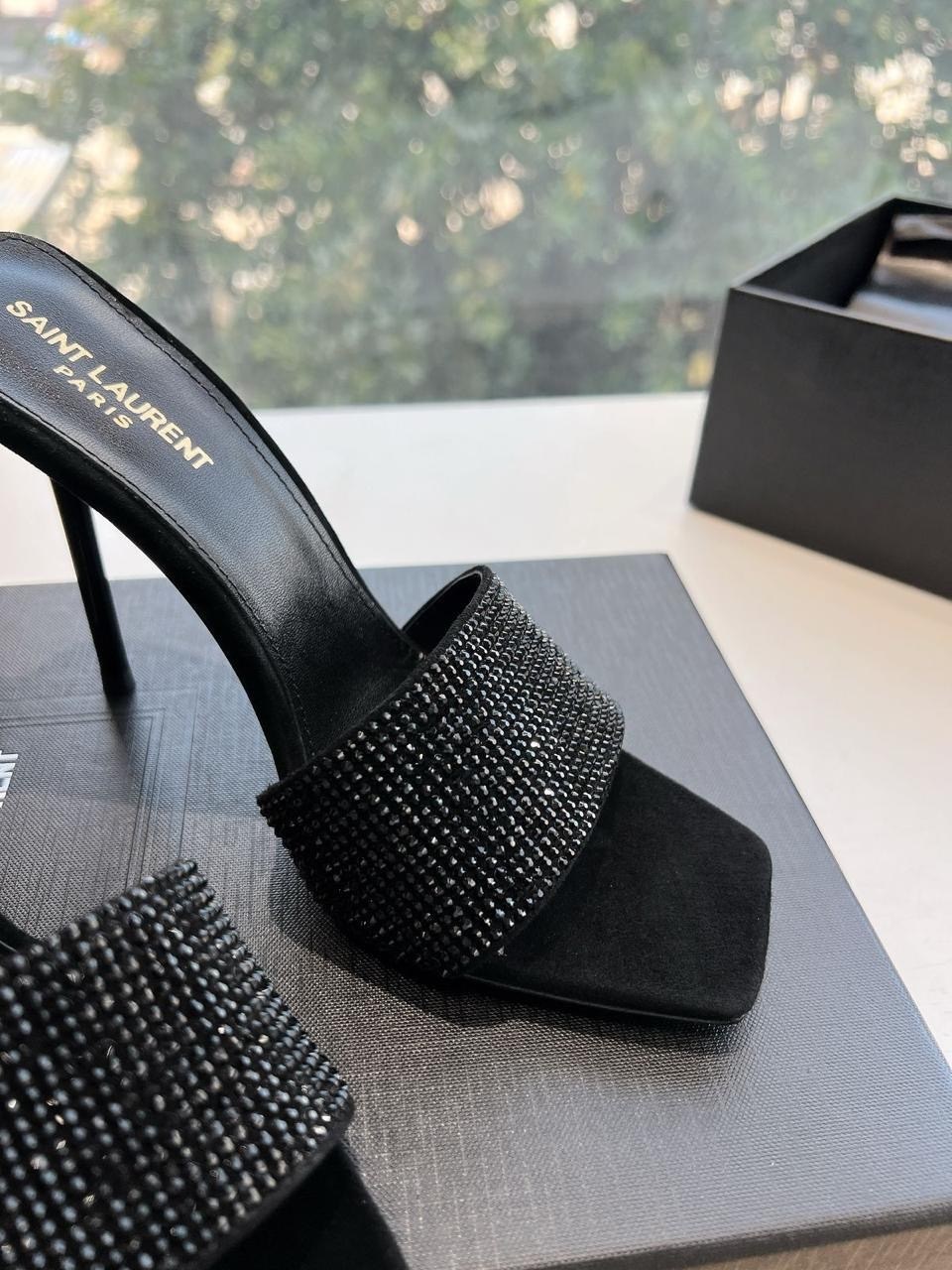 босоножки мюли на каблуке,,босоножки saint laurent,мюли женские,женские босоножки