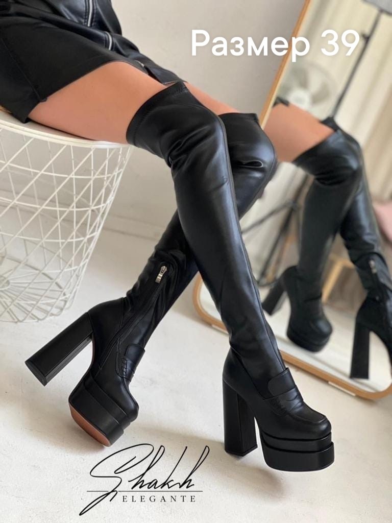 демисезонные ботфорты,ботфорты женские демисезонные на каблуке с платформой,женские ботфорты,ботфорты чулки,женские сапоги-ботфорты ручной работы olomm