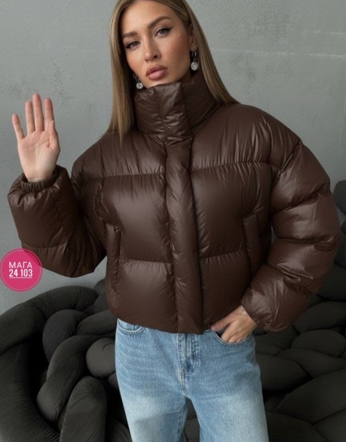 куртка демисезонная короткая a.lay 494149972,куртка из экокожи женская дутая,женская куртка,демисезонная куртка,куртка