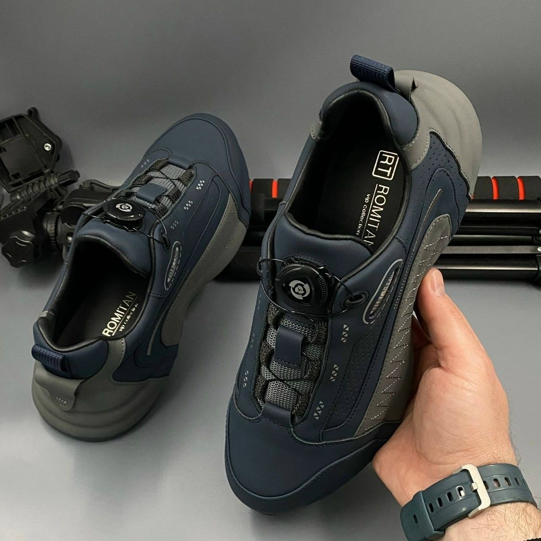 кроссовки мужские romitan 361013067 черные 42 ru,кроссовки мужские кожаные,кроссовка мужской,,полуботинки romitan