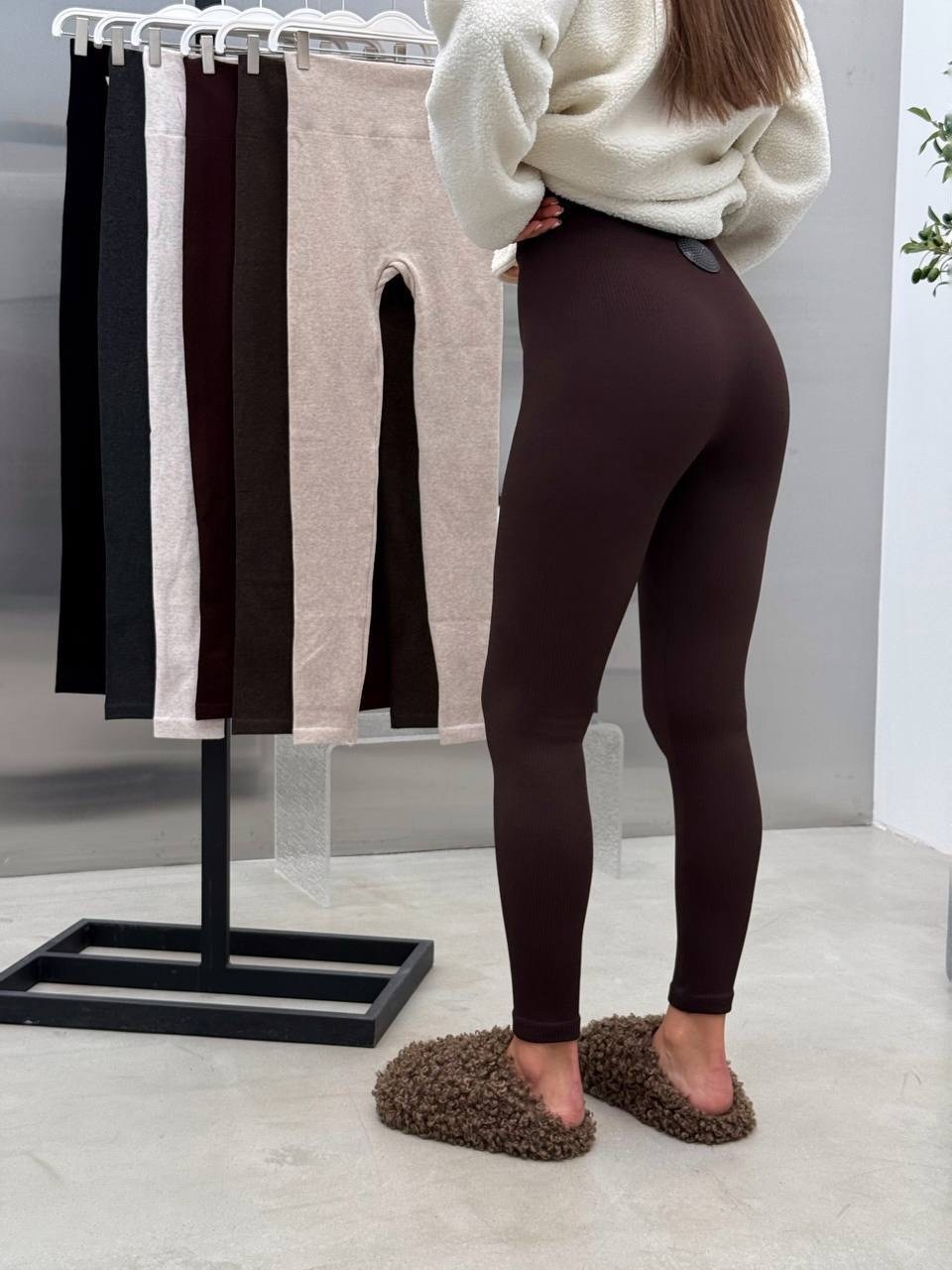 леггинсы зимние теплые лосины с начесом nice brand,леггинсы ak-deniz коричневый,легинсы женские,легинсы,женские леггинсы