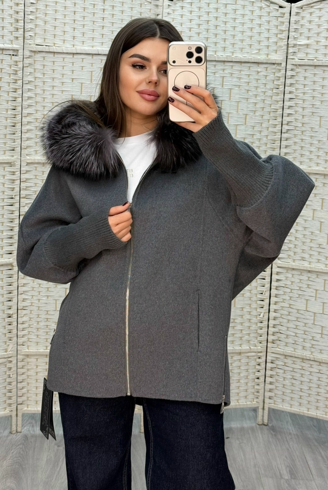 куртка меховая,кардиган альпака,пончо с мехом,пальто альпака,пальто женское альпака