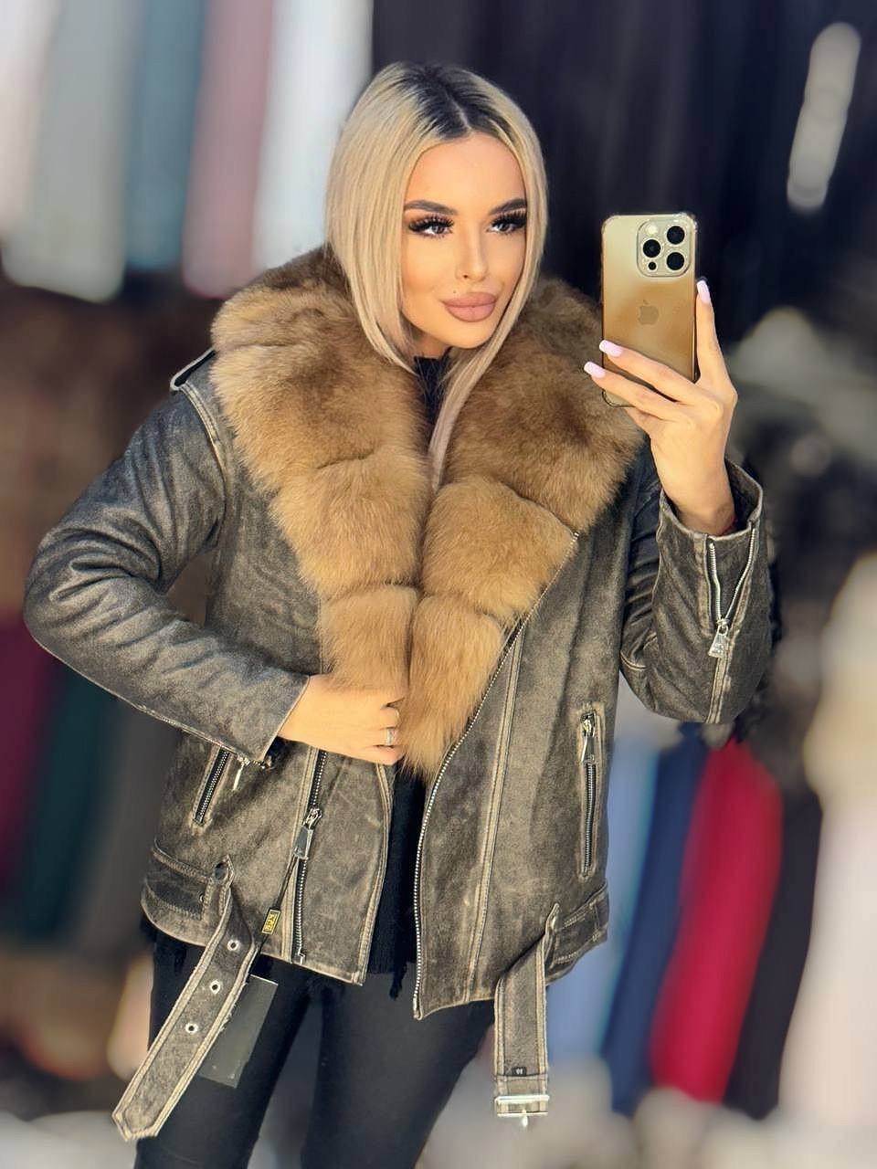 женская куртка с натуральным мехом,кожаная куртка с натуральным мехом,джинсовка с мехом песца,пуховики с натуральным мехом,пуховик с мехом