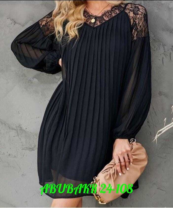 женское плиссированное платье,платье туника,платье женская,шифон платье,плиссированное платье