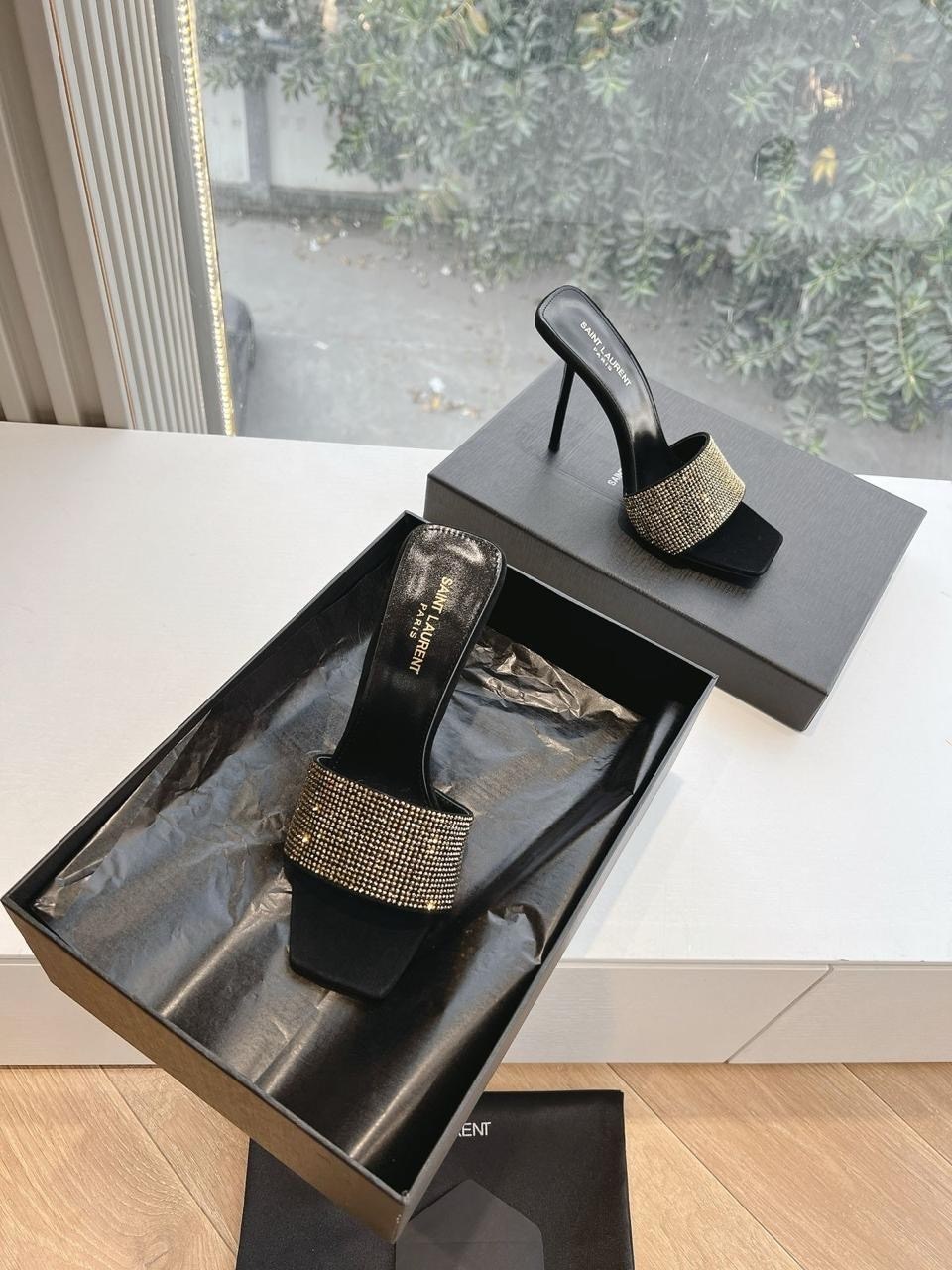 босоножки мюли на каблуке,,босоножки saint laurent,мюли женские,женские босоножки