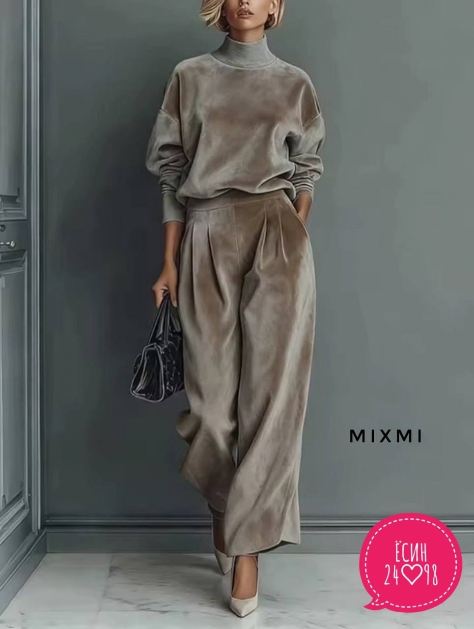костюм велюровый,костюм из велюра на футере,костюм из велюра,брючный костюм eola 2950 серый,женский велюровый костюм оверсайз happyfox