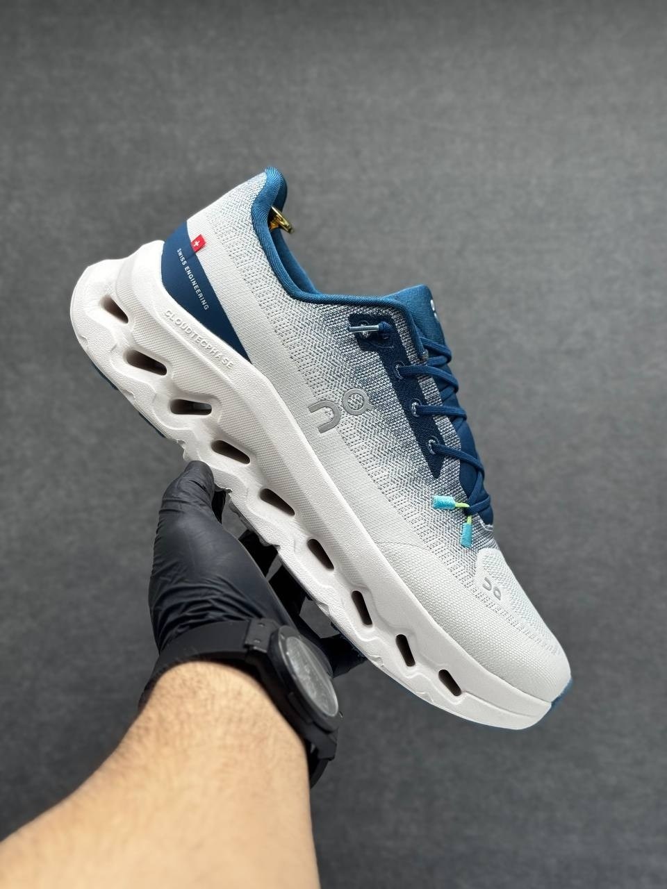 кроссовки,кроссовки on,спортивные кроссовки,кроссовки on running бренда ivory midnight blue/white cloud cloudtilt oc,мужские кроссовки