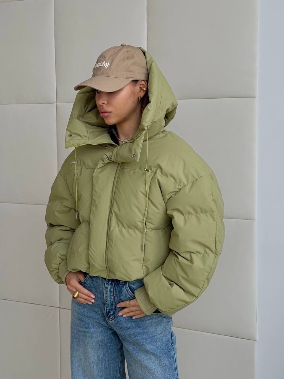 модная куртка,куртка дутая укороченная оверсайз xr-girl,куртка короткая,короткий пуховик,куртка демисезонная