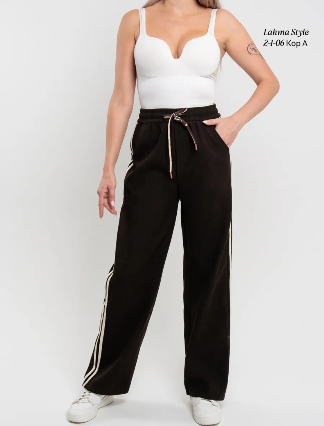 прямые брюки,спортивные брюки палаццо с завязками и лампасами,спортивные брюки,брюки спортивные elsiy женский,брюки спортивные с лампасами elsy