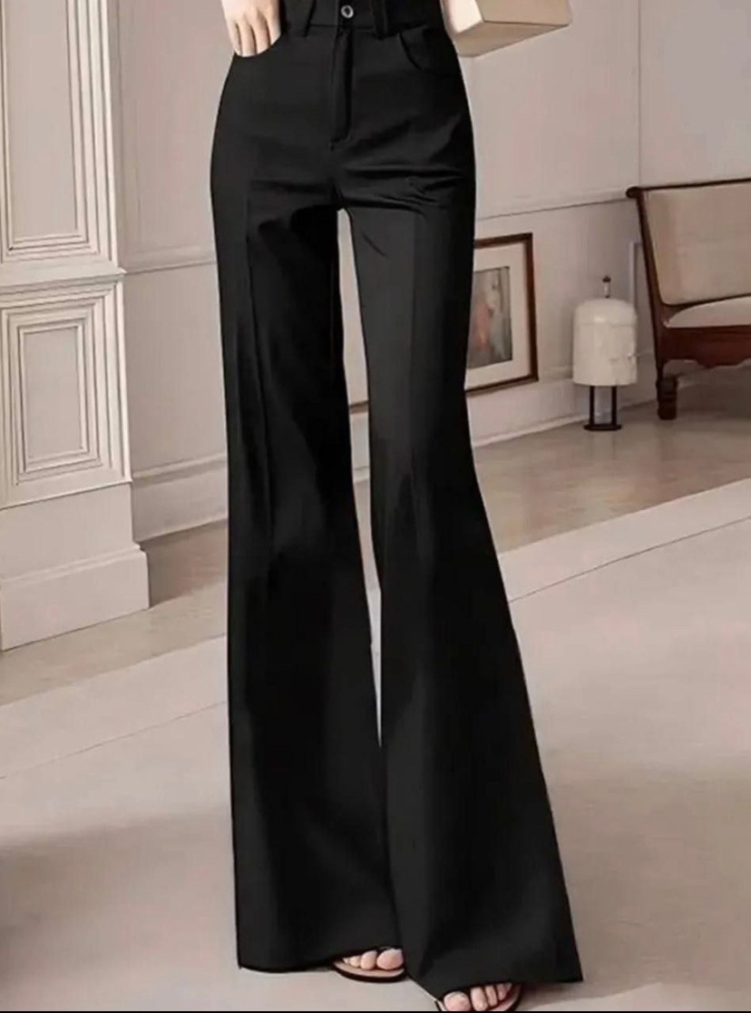 брюки клеш классические unlim 467234415,классические брюки клеш,брюки клеш,клеш штаны,брючный костюм