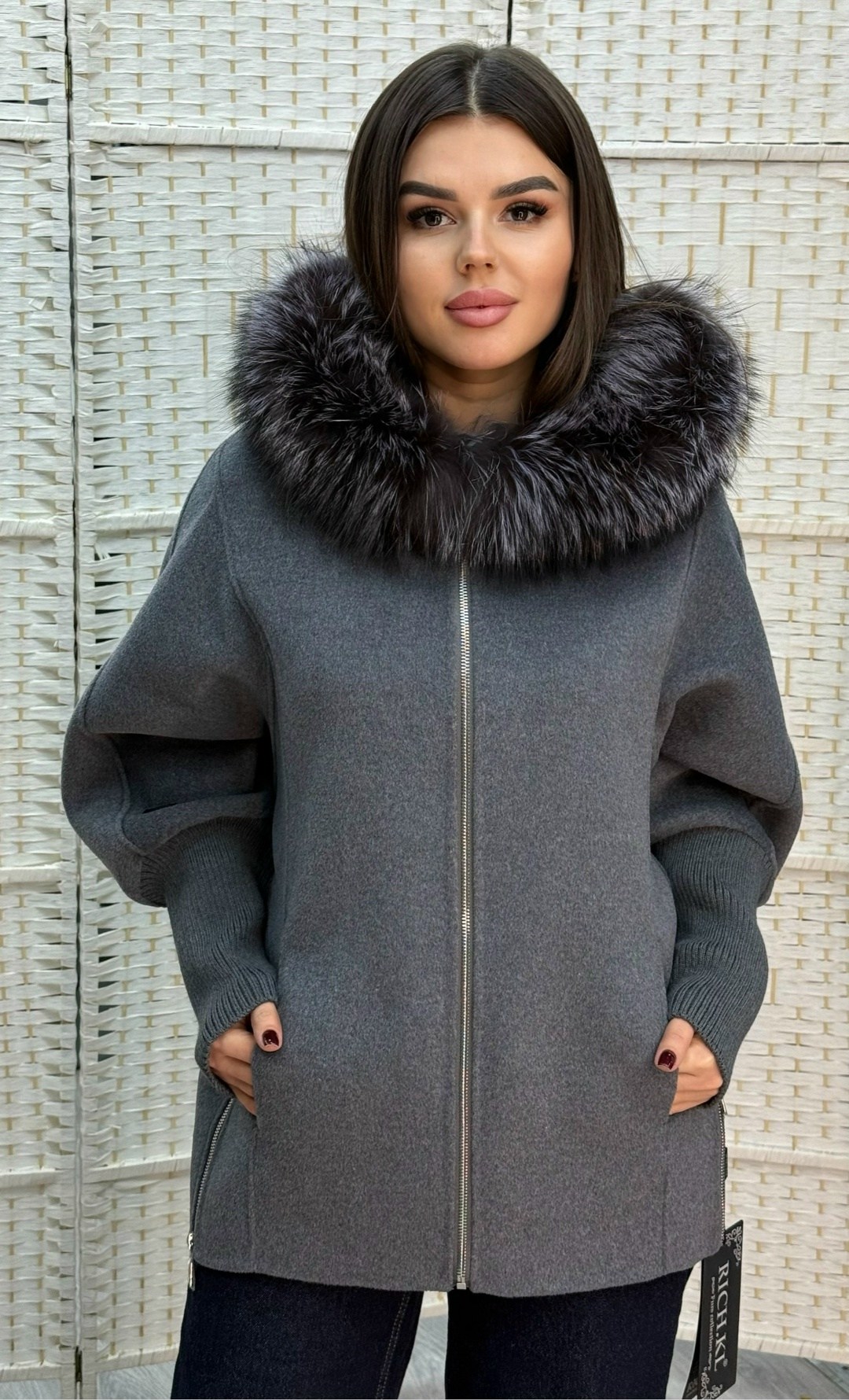 куртка меховая,кардиган альпака,пончо с мехом,пальто альпака,пальто женское альпака
