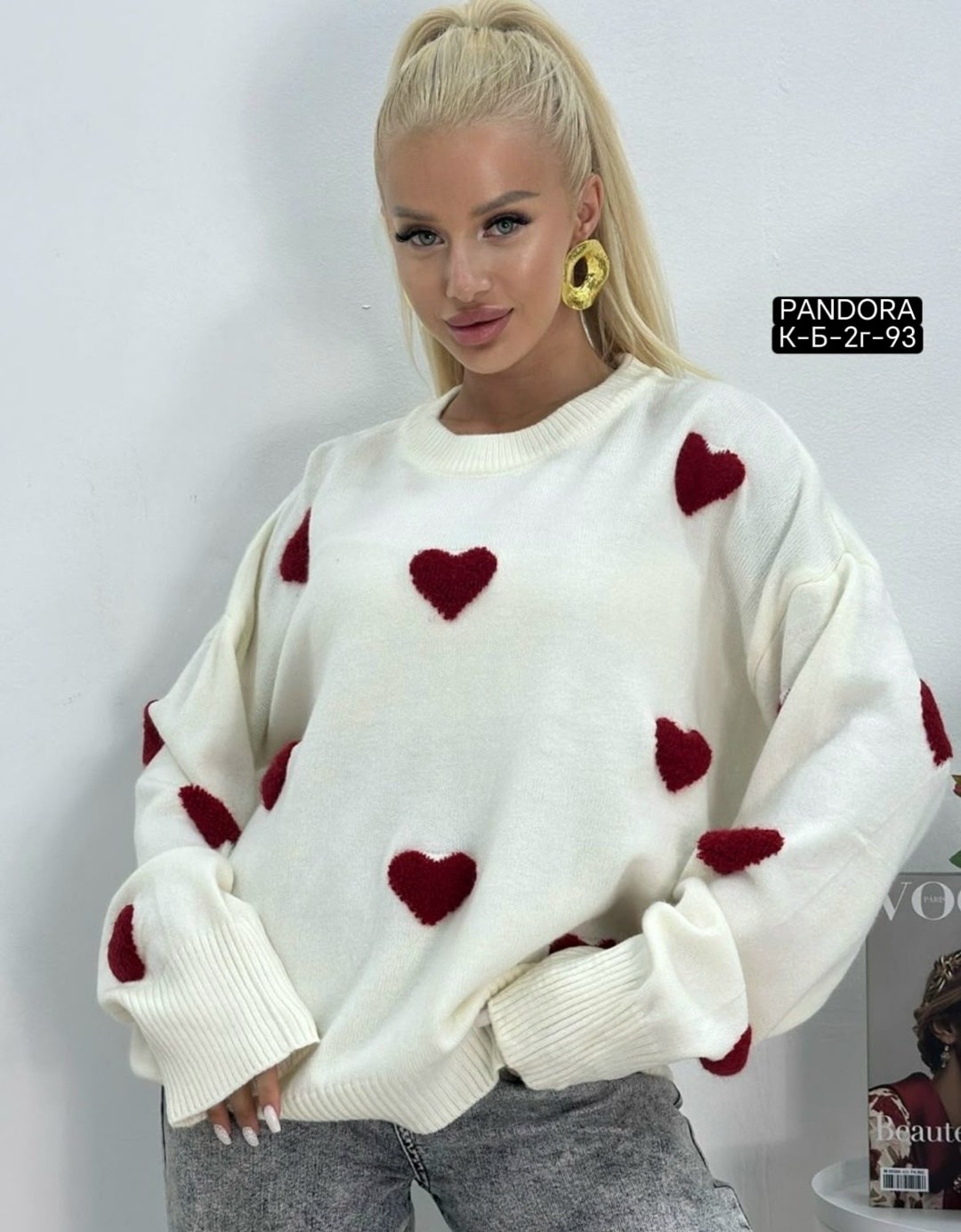 свитер оверсайз с сердечками,свитер оверсайз с сердечками mila_hy shop,кофта женская,свитера женские,джемпера женские