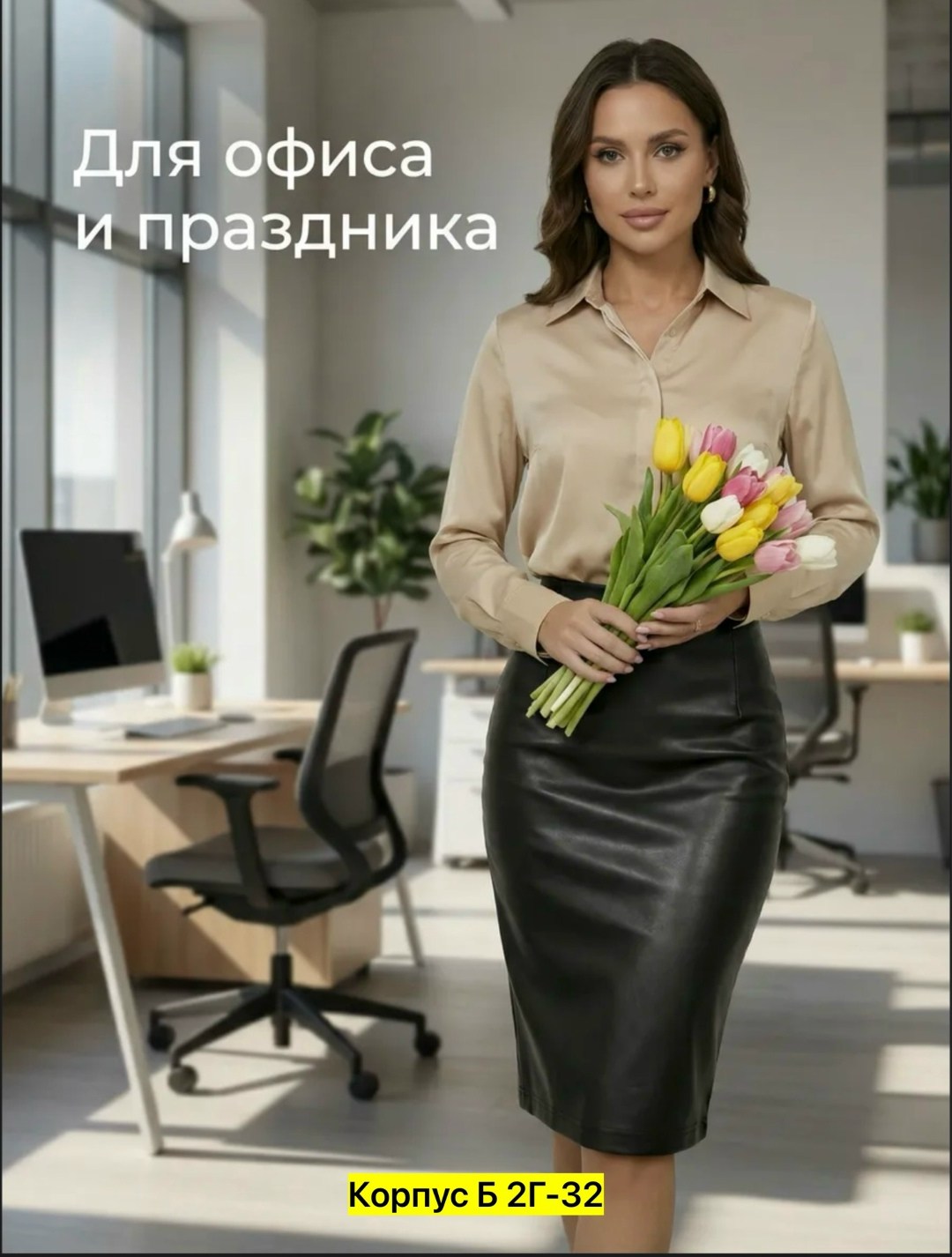 кожаная юбка,юбка из экокожи,юбка из экокожи 1043-0583,кожаная юбка в офис,юбка