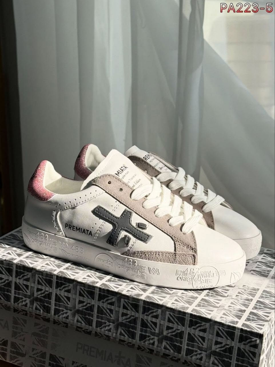 женские кроссовки premiata,кроссовки premiata,кеды premiata,,женские кроссовки premiata steven-d 5474 цвет белый размер 38 eu