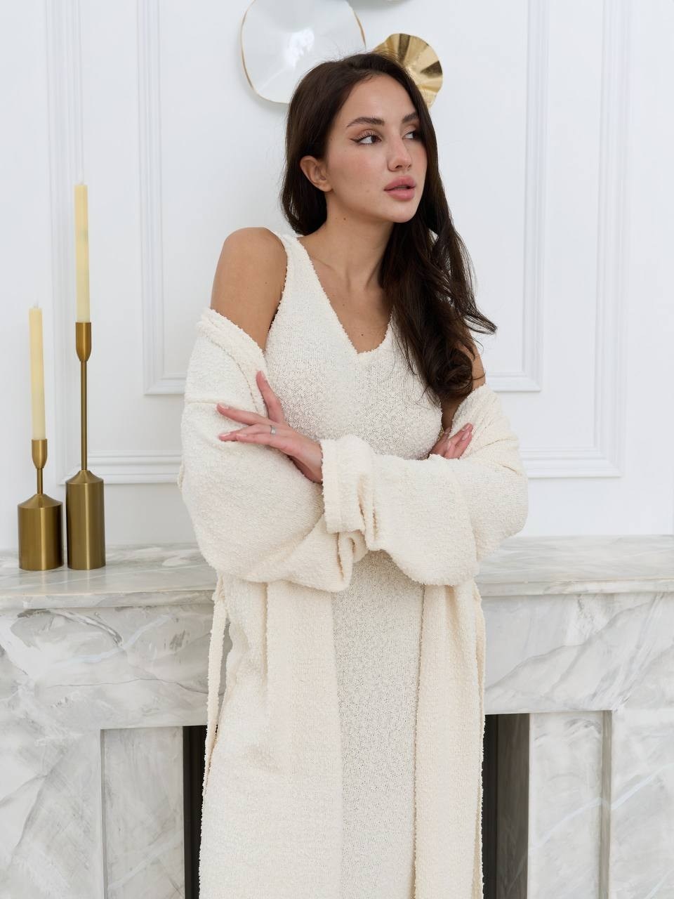 платье кардиган,молочный кардиган,кардиган длинный женский,кардиган,платье вязаное