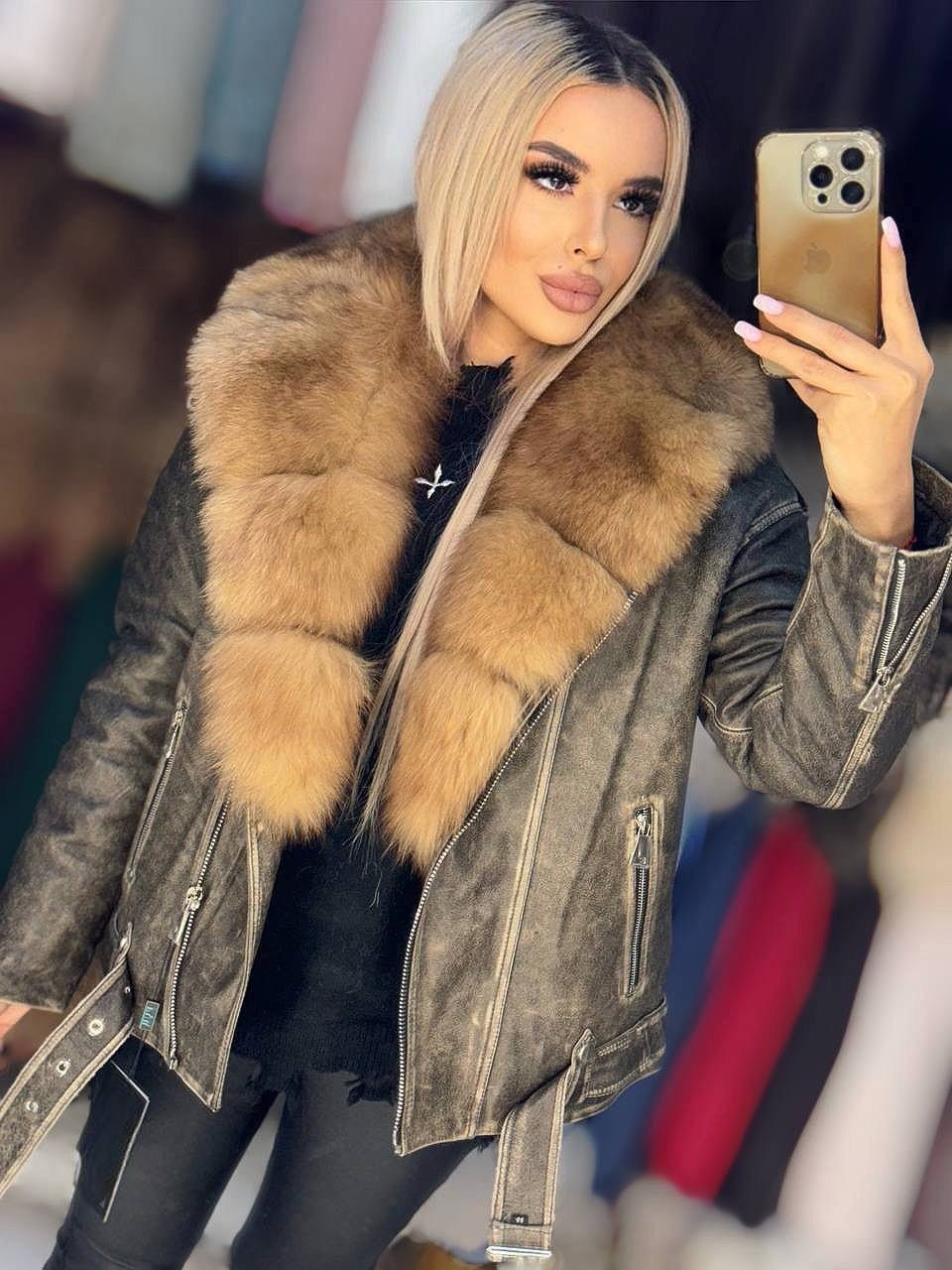 женская куртка с натуральным мехом,кожаная куртка с натуральным мехом,джинсовка с мехом песца,пуховики с натуральным мехом,пуховик с мехом