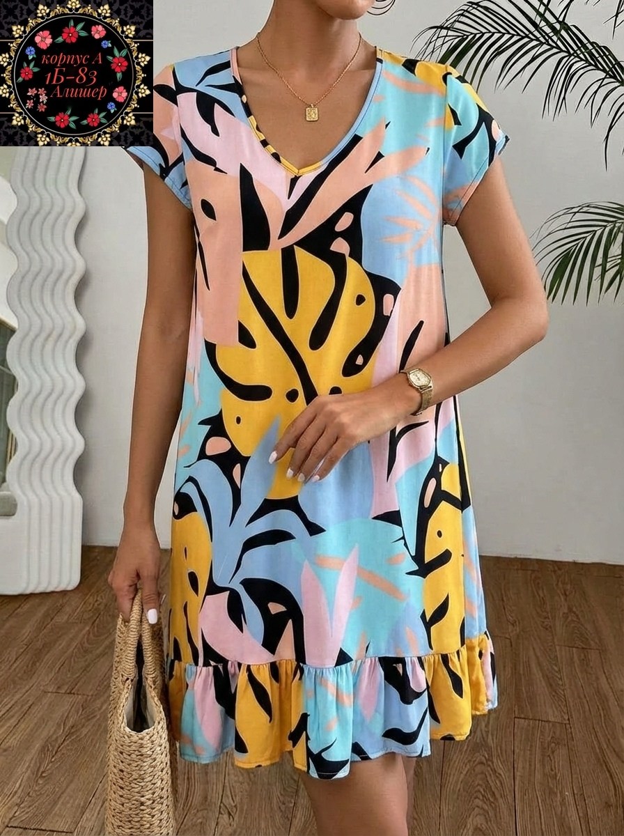 женское летнее платье,женское платье,модное платье,летнее платье,платье с оборками