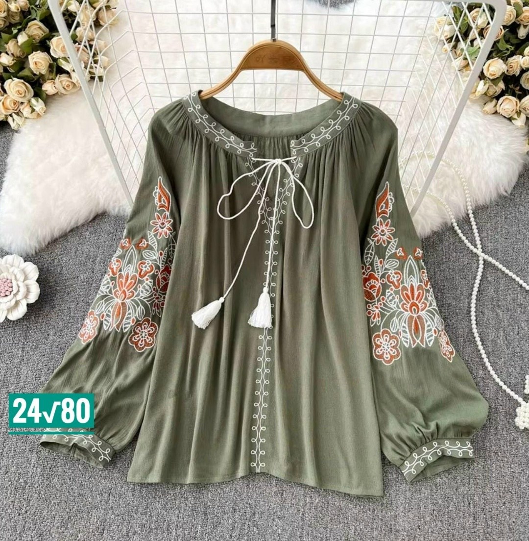 женская блузка с вышивкой,блузка с вышивкой,повседневная блуза,блузка в стиле бохо,блузка женская